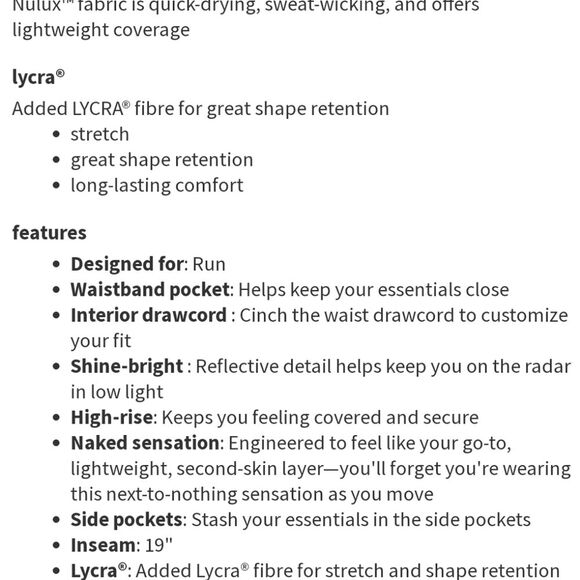 Lululemon Fast and Free Crop II Nulux 19" Leggings in Vivid Vision Yoga Athletic - Picture 14 of 14